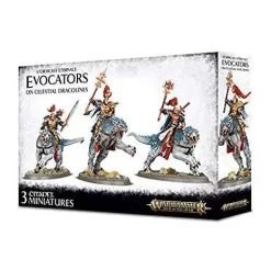 Deals 😀 Warhammer Age of Sigmar Grand Alliance Order Stormcast Eternals Evocators On Celestial Dracolines ⌛