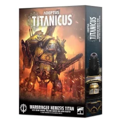 Discount 🔥 Adeptus Titanicus Warbringer Nemesis Titan Miniature Set [With Quake Cannon, Volcano Cannon and Laser B] 🛒