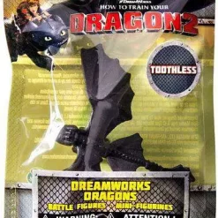 Budget 💯 How to Train Your Dragon 2 Dreamworks Dragons Battle Figures Toothless Minifigure [Wings Out] 😀