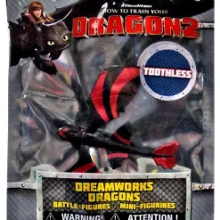Discount 🤩 How to Train Your Dragon 2 Dreamworks Dragons Battle Figures Toothless Mini Figure [Loose] ✨
