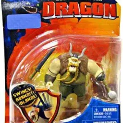 Budget 😉 How to Train Your Dragon Series 1 Gobber Exclusive Action Figure [Loose] 🎉