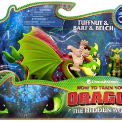 Best Sale 🥰 How to Train Your Dragon The Hidden World Tuffnut & Belch & Barf Action Figure 2-Pack 😀