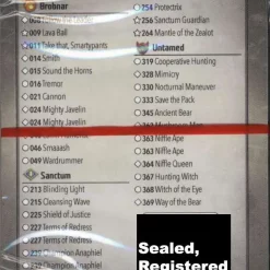 Buy 😀 KeyForge Call of the Archons The Professor of Dinminster Archon Deck [Registered] [Mighty Javelin x2, Mimicry, Niffle Queen, Hunting Witch, Witch of the Eye!] [Mint Unopened] 🥰