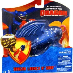 Hot Sale 🌟 How to Train Your Dragon Dragon Launch N' Soar Night Fury Action Figure [Toothless] 👍