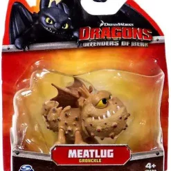 Promo 👏 How to Train Your Dragon Dragons Defenders of Berk Meatlug 3-Inch Mini Figure [Gronckle, Loose] 😀